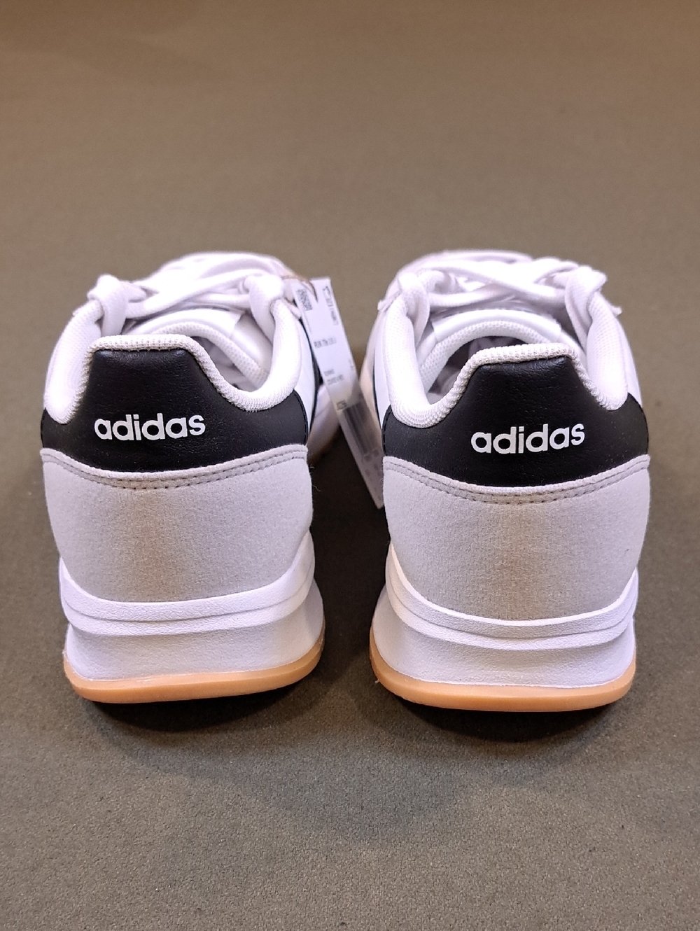 Adidas Run 70s 2.0 Shoes - Color: White/Black/Grey - Size: Juniors 7 - Picture 5 of 10